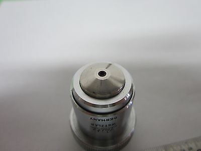 OPTICAL MICROSCOPE LEITZ GERMANY OBJECTIVE PL 50X INFINITY OPTICS BIN#46-L-22