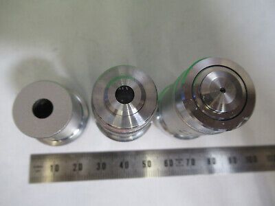 ASSORTED OBJECTIVES LENSES OPTICS LOT MICROSCOPE PART AS PICTURED Z1-A-62