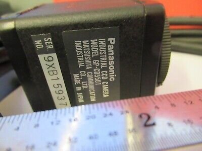 PANASONIC INDUSTRIAL CCD CAMERA GP-CD55U1 MICROSCOPE OPTICS AS PICTURED &Q1-A-99