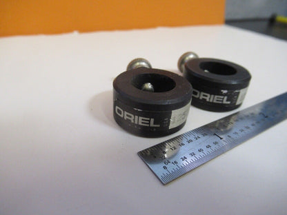 OPTICAL ORIEL PAIR CLAMPS FIXTURE OPTICS AS PICTURED &A7-A-68