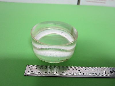 HUGE OPTICAL LENS THICK CONVEX CONCAVE LASER OPTICS BIN#8C xv