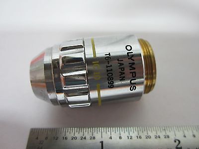 MICROSCOPE PART OBJECTIVE OLYMPUS MSPLAN 10X JAPAN INFINITY OPTICS BIN#B4-Z-9