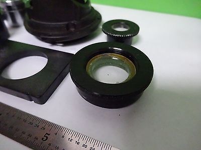 FOR PARTS MICROSCOPE PARTS ASSORTED OPTICS AS IS BIN#Y2-22