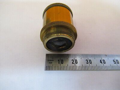 ANTIQUE CARL ZEISS BRASS POLARIZER OBJECTIVE MICROSCOPE PART AS PICTURED P9-A-44