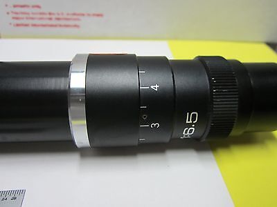 LARGE ZOOM MICROSCOPE VIDEO CAMERA ATTACHMENT OPTICS BIN#53-09