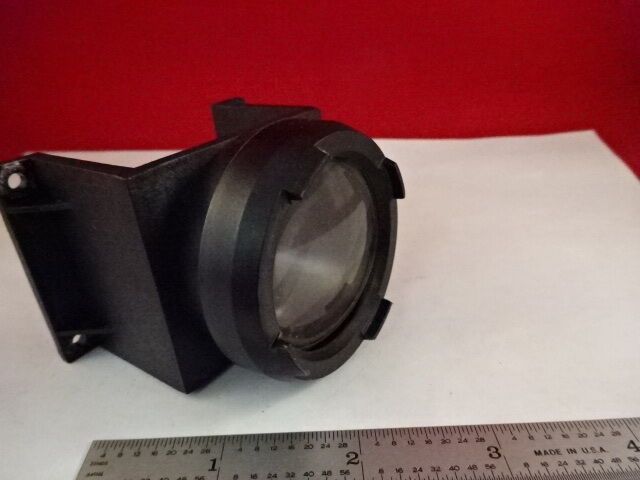 MICROSCOPE PART NIKON JAPAN MOUNTED LENS OPTICS AS IS #Y5-D-04