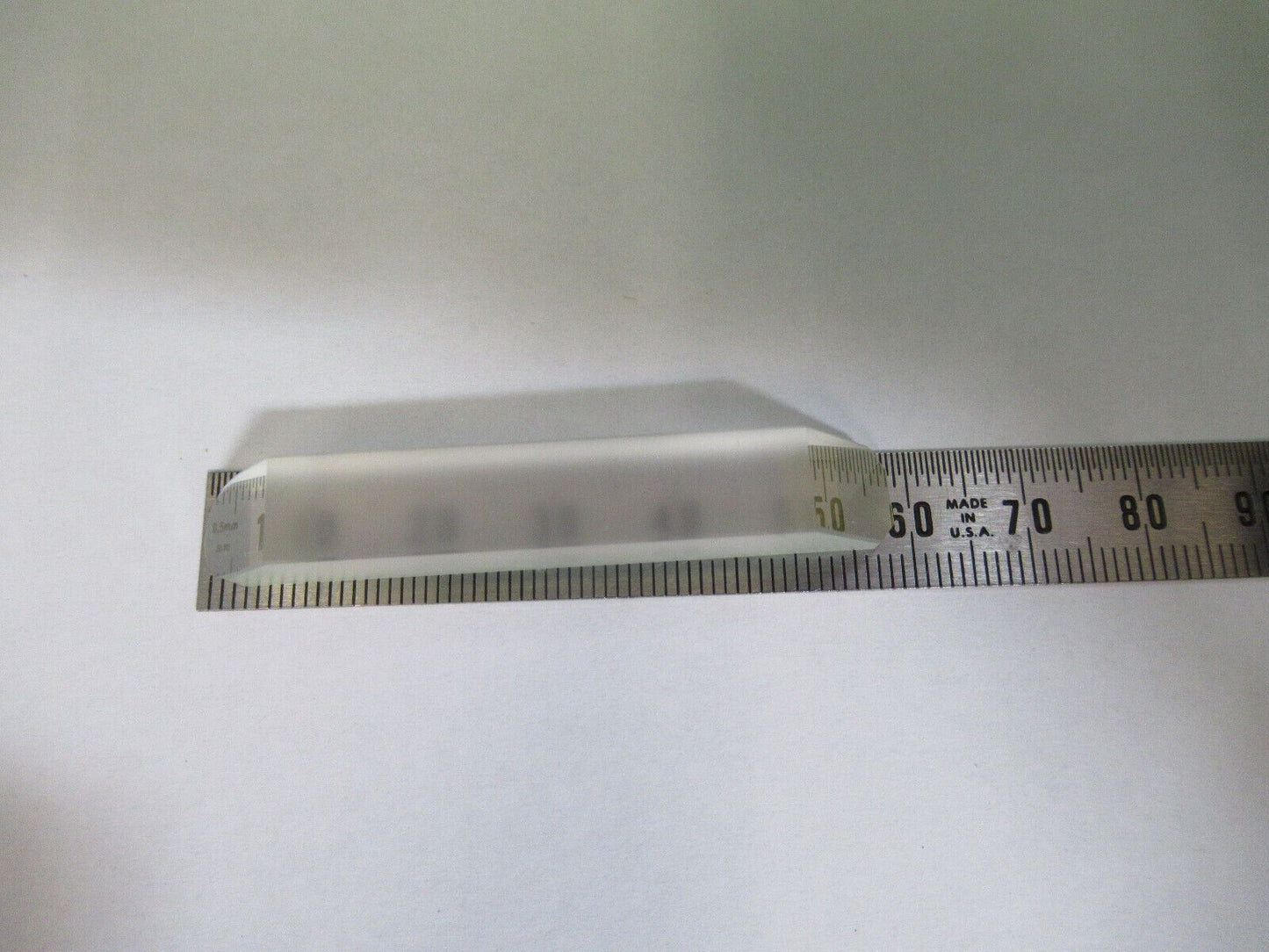 OPTICAL RECTANGULAR GLASS PRISM MIL SPEC OPTICS AS PICTURED Z5-C-31