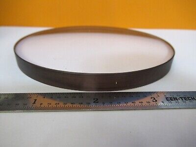 OPTICAL LARGE LENS PLANO CONCAVE 4.5" DIA GLASS OPTICS AS PICTURED &FT-6-222