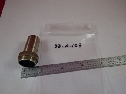 UNKNOWN MAKER IMMERSION OBJECTIVE 105X MICROSCOPE PART OPTICS AS IS &33-A-107