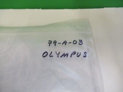 OLYMPUS JAPAN GLASS PLATE STAGE TABLE MICROSCOPE PART AS PICTURED &79-A-03