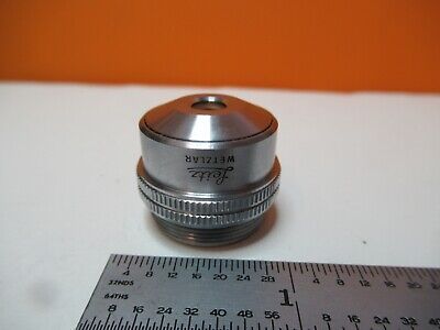 LEITZ GERMANY POL OBJECTIVE 3.5X P MICROSCOPE OPTICS PART AS PICTURED &16-A-94