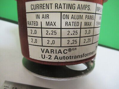 VARIAC AUTO TRANSFORMER U-2 TECHNIPOWER WORKS OK AS PICTURED &Z9-A-42