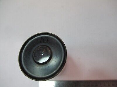 ANTIQUE SPENCER BUFFALO EYEPIECE 10X LENS MICROSCOPE PART AS PICTURED &FT-1-A-09