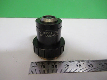 ZEISS JENA OBJECTIVE INFINITY 10X PLANACHROMAT GERMANY MICROSCOPE PART z1-b-53