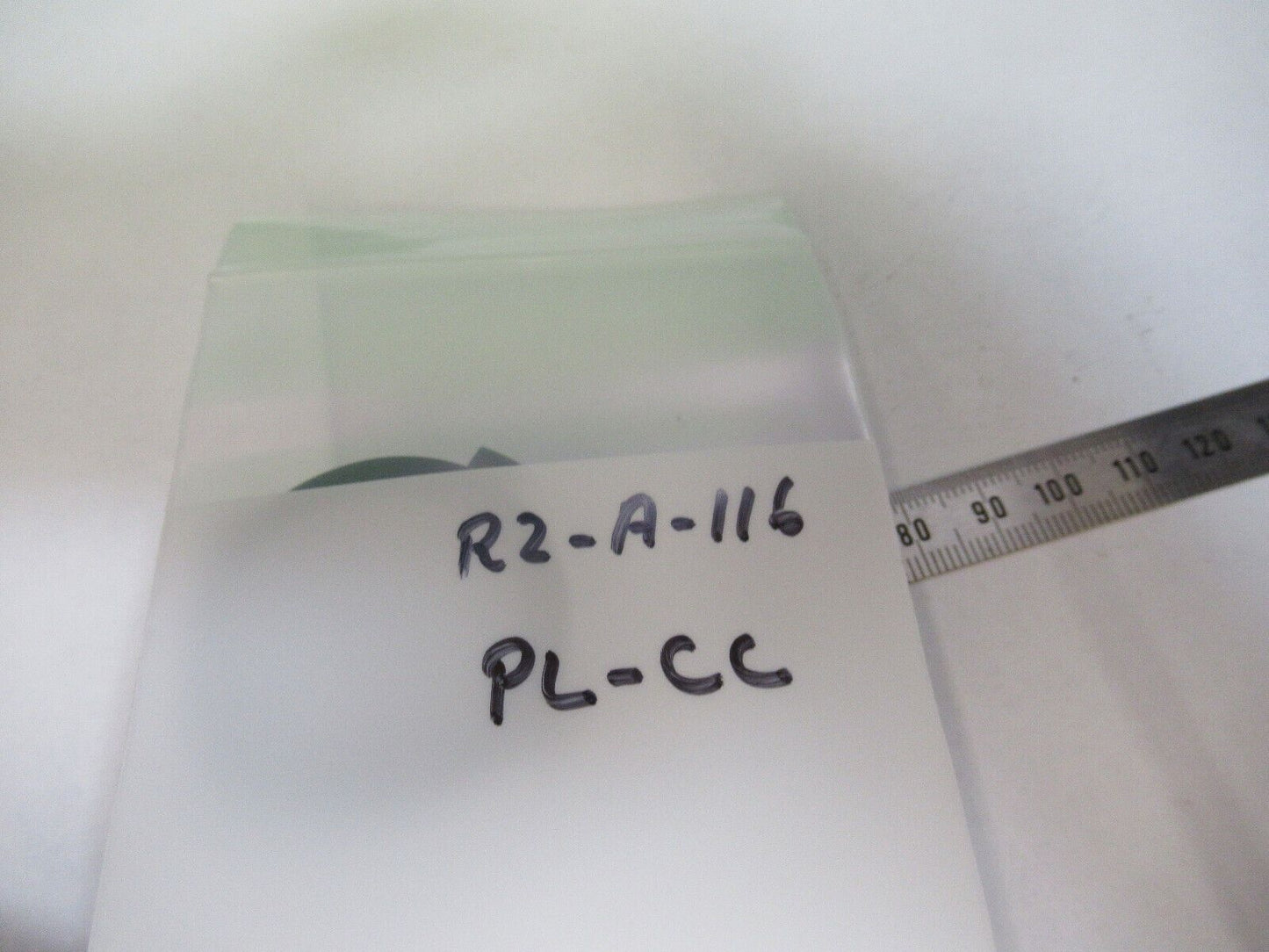 OPTICAL MOUNTED LENS CONCAVE PL-CC OPTICS  AS PICTURED R2-A-116