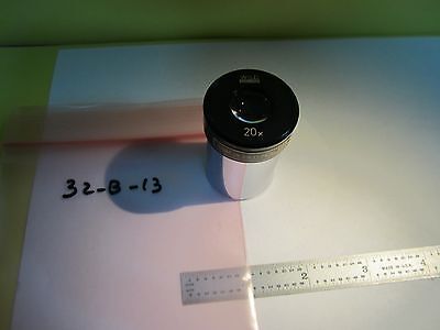 MICROSCOPE EYEPIECE WILD HEERBRUGG 20X OPTICS AS IS BIN#32-B-13