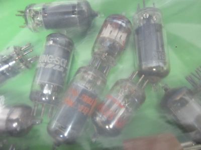 LOT VACUUM TUBES HAMMARLUND SP-600 JX-16 HAM VINTAGE RADIO BIN#M4-05