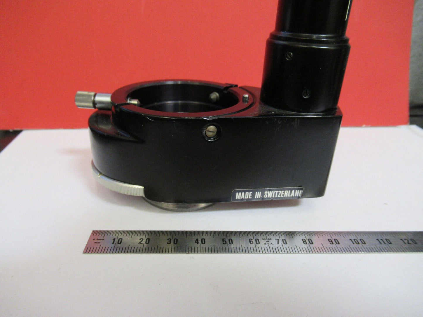 WILD HEERBRUGG SWISS M20 TRINOCULAR HEAD ADAPTER MICROSCOPE PART OPTICS Q2-72