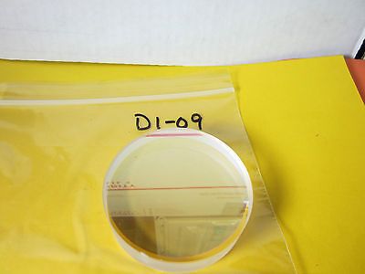 OPTICAL LENS FILTER UV ULTRAVIOLET chipped on edge LASER OPTICS  BIN#D1-09