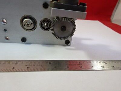 NEOPHOT 32 MECHANISM STAGE AUS JENA ZEISS GERMANY MICROSCOPE PART AS IS &92-08