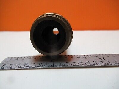 ANTIQUE BRASS OBJECTIVE LEITZ "7" OPTICS MICROSCOPE PART AS PICTURED &16-B-70