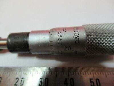 MITUTOYO MICROMETER SCREW ASSEMBLY MICROSCOPE PART AS PICTURED #100-S-14