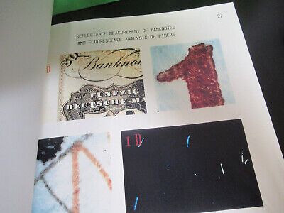 ORIGINAL FORENSIC SCIENCE BOOKLET ZEISS MICROSCOPE PART AS PICTURED Q9-A-65