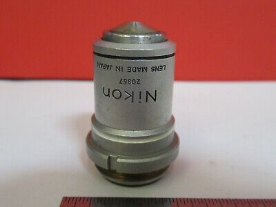 NIKON JAPAN OPTICS 100X HI OBJECTIVE LENS MICROSCOPE PART AS PICTURED &4B-A-66