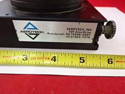 HUGE MICROSCOPE PART AEROTECH ROTATING STAGE TABLE for OPTICS AS IS BIN#74-01