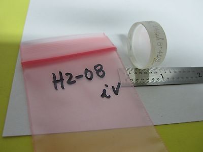 OPTICAL COATED FILTER LENS AS IS LASER OPTICS BIN#H2-08