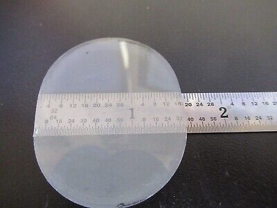 OPTICAL FROSTED GLASS PLATE RACETRACK SHAPE OPTICS AS PICTURED &Q1-A-86