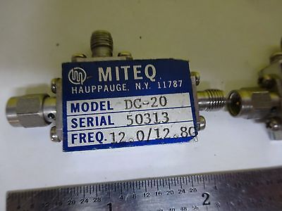 RF MICROWAVE FREQUENCY MODULES MITEQ NEW YORK SMA CONNECTOR AS IS BIN#X7-13