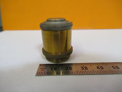 ANTIQUE CARL ZEISS BRASS POLARIZER OBJECTIVE MICROSCOPE PART AS PICTURED P9-A-44