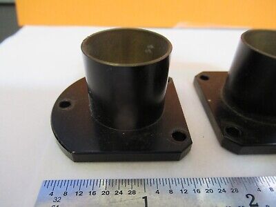 ZEISS GERMANY BRASS OCULAR EYEPIECE HOLDERS MICROSCOPE PART AS PICTURED 7B-B-175