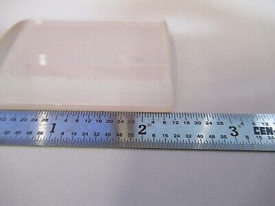 OPTICAL RECTANGULAR PLANO CONVEX LENS 200mm FL OPTICS AS PICTURED &B9-A-18