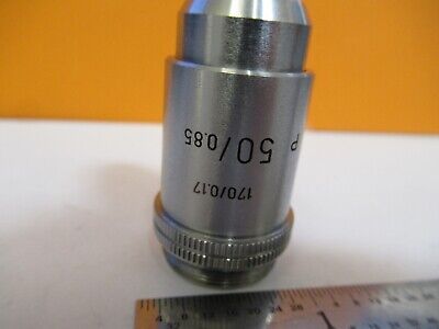 LEITZ WETZLAR OBJECTIVE POL 50X /170 OPTICS MICROSCOPE PART AS PICTURED &11-B-25