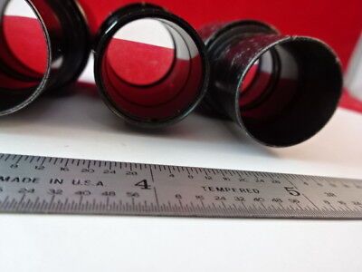 for parts LOT EYEPIECES OPTICAL AO BL MICROSCOPE PART OPTICS AS IS #54-A-11