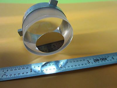 OPTICAL WEIRD LENS WITH MIRROR FILTER AT CENTER ? LASER OPTICS BIN#9-09