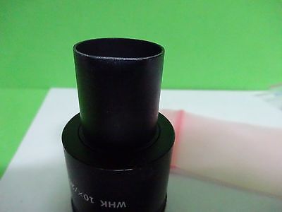 MICROSCOPE PART EYEPIECE OLYMPUS JAPAN [bent] 10X/20 L OPTICS AS IS BIN#W1-14