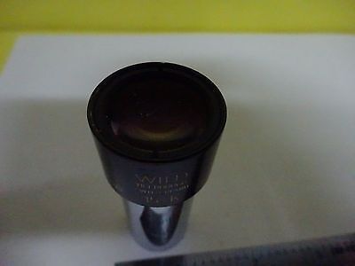 MICROSCOPE PART WILD HEERBRUGG SWISS EYEPIECE 15xK OPTICS AS IS BIN#W9-31