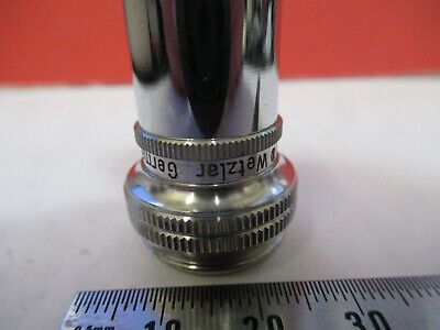 WOLFE WETZLAR OBJECTIVE 10X LENS OPTICS MICROSCOPE PART AS PICTURED &8Y-A-16