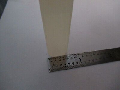 OPTICAL GLASS PLATE 4" x 3" x  5/8" BLOCK THICK OPTICS GLASS AS PICTURED F4-A-71