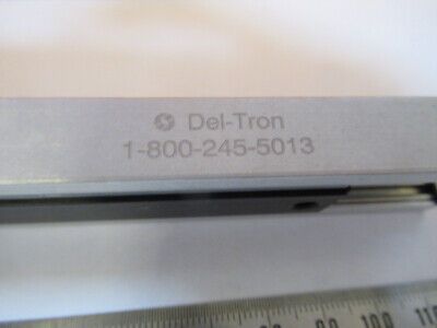 DEL-TRON LINEAR POSITIONING SLIDE ROBOTICS OPTICS AS PICTURED P3-A-110