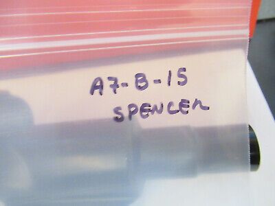 SPENCER AO TUBUS + NOSEPIECE VINTAGE MICROSCOPE PART AS PICTURED &A7-B-15