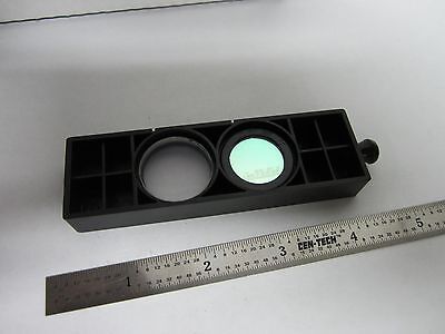 OPTICAL MICROSCOPE PART FILTER SLIDE OPTICS BIN#F3-33