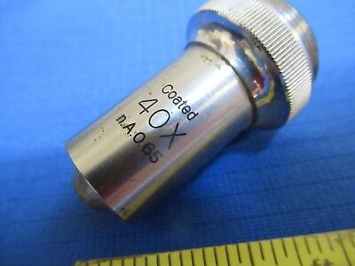 UNITRON JAPAN OBJECTIVE 40X OPTICS MICROSCOPE PART AS PICTURED &S1-A-13