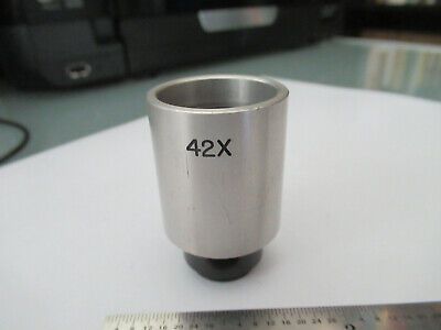 OLYMPUS 42X OBJECTIVE INSPECTION  LENS MICROSCOPE PART AS PICTURED &4B-FT-36