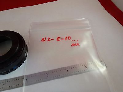 MICROSCOPE PART EXTENDER STEREO LENS PROTECTION OPTICS BIN#N2-E-10