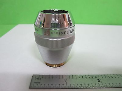 MICROSCOPE PART OBJECTIVE LEITZ NPL 10X DF INFINITY OPTICS ERGOLUX AS IS T1-04