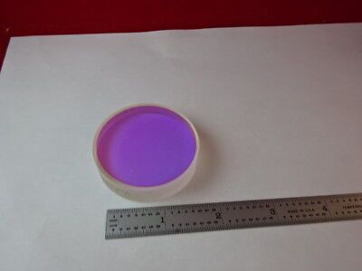 OPTICAL COATED FILTER MIRROR FLAT OPTICS AS IS #89-78